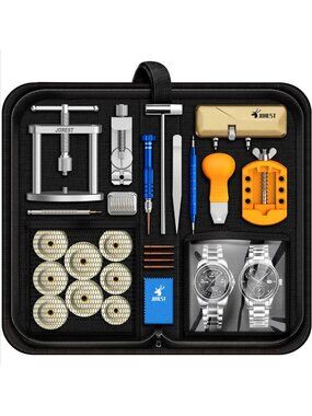 Comprehensive Watch Repair Kit: Press Tool, Battery Replacement, Link Remover